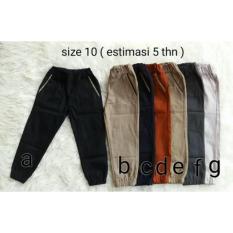 Celana Chino Joger Anak size 10