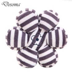 Colorful Pear Bunga Gelombang Titik Stripe Cushion Bagus Bottom Plush Mainan Kelopak Cushion Bantal Sofa Kantor Stuffed Tanaman Mainan- INTL