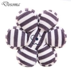 Colorful Pear Bunga Gelombang Titik Stripe Cushion Bagus Bottom Plush Mainan Kelopak Cushion Bantal Sofa Kantor Stuffed Tanaman Mainan- INTL
