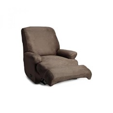 CoverWorks AUSTREC4TOBA1 Stretch Kulit Stretch Recliner Slipcover. Biscuit-Intl