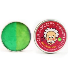 Kreatif Anak-anak Teka-teki Sensitif Suhu Discoloring Nonmagnetik Plasticene Silikon Elastis Lumpur Mengurangi Tekanan Colour: Hijau Menjadi Kuning, tua Manusia-Internasional