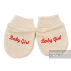 Cribcot Sarung Tangan Baby Girl - Milk Choco Hot Orange