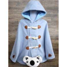 Cuddle Me Baby Cape - Jaket Multifungsi untuk Bayi & Anak Jaket Anak Jaket Lucu Jaket Keren Jaket Bayi Jaket Anak Jaket Imut Super Best Seller - Duffle Cape Lite Blue