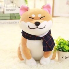 Cute Akita Dog Plush Toy Boneka Boneka Plush Sofa Bantal Bagus Hadiah Bandung Photo: “-anak Rumah Tangga Gaya Ornamen: Kuning Tinggi: 45 Cm-Intl