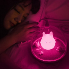 Sensor Sentuhan Lucu Portable USB LED Lampu untuk Tidur Tidur Bayi Lighting Art Dekorasi Lampu Malam (Pink) -Intl