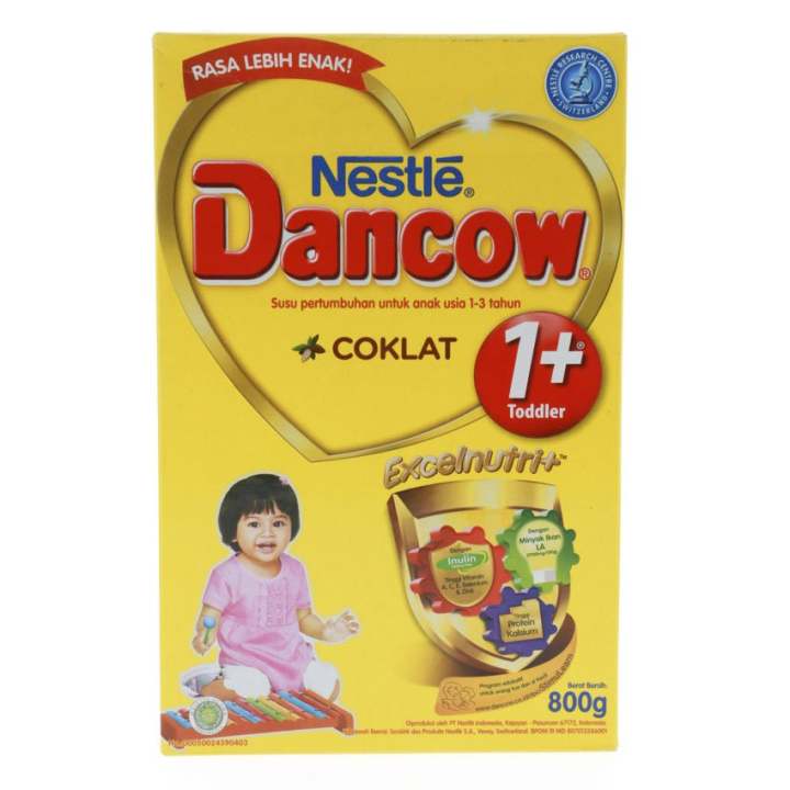 DANCOW ADVANCED EXCELNUTRI 1+ Cokelat Box 800g | Lazada