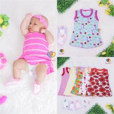 Daster Yukensi Bayi uk 0-12 Bulan Dress Bayi Baju Kaos Daster Edo Meylan Grosir Baju Anak Perempuan