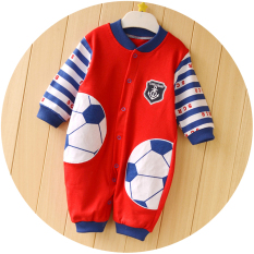 Baru Lahir Jumper Katun Pria dan Wanita Jumper Bayi Kartun Baju Sepak Bola