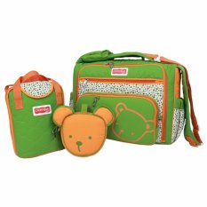 Dialogue Tas Bayi besar 4in1 Polka Series - Hijau