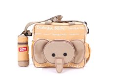 Dialogue Tas Bayi Medium + Tempat Botol Susu Cute Series - Coklat