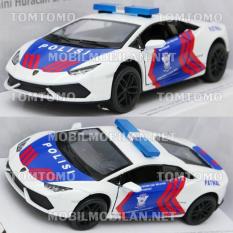Diecast Lamborrghini Huracan SUV Patwal PJR Polantas (Polisi Indonesia) Miniatur Mobil Mobilan Mainan Kado Ulang Tahun Unik Anak Aksesoris Interior