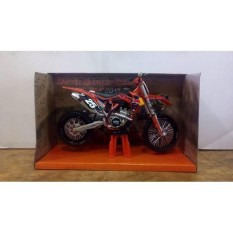 Diecast Miniatur Motor Trail KTM 250 SX-F 2013 Murvin Musquin No 25