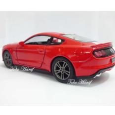 Diecast Miniatur Replika Ford Mustang GT 2015 Red bergaris