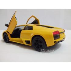 Diecast Miniatur Replika Lamborghini Murcielago Yellow - I20gjd