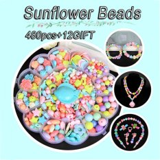 DIY Kids Beads Colorful Acrylic Bead Bandung Photo: “-anak Kalung Anak And Kerajinan Gelang-Intl