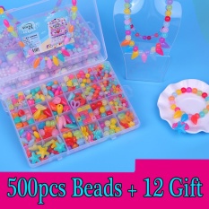 DIY Kids Beads Colorful Acrylic Bead Bandung Photo: “-anak Anak-anak Kerajinan Kalung And Gelang-Intl