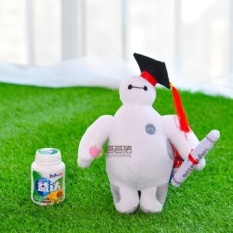 Dr. Cap College Wisuda Hadiah Boneka Kecil TK Bachelor Pakaian Plush Kartun Boneka Boneka Wanita 8 Inch-Intl