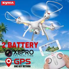 Drone Syma X8 Pro GPS Wifi Fpv Camera HD di Atas Syma X8G X8HG X8SC X8SW Dapet Dua Battery