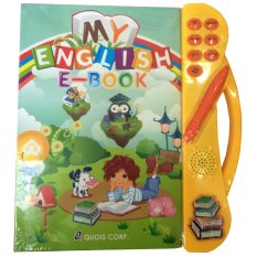 Eigia My English e-Book Mainan Edukasi Anak Bahasa Inggris Seru Fun EBook E Book Melatih Kemampuan Anak Mainan Pembelajaran Alphabet Numbers Words Spelling Animals Fruits Vegetables Shapes Colours Vehicles Kids Toy Game Children Funny Edukatif - Kuning