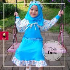 Elbi Fiola Dress by Little Bee Boutique / Baju Muslim Anak Balita / Baju Bayi / Cardigan Bayi / Baju Anak Perempuan / Gamis Bayi / Gamis Anak Balita / Dress Bayi / Dress Anak Balita