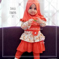 eLBi - Dania Legging Set Baju Muslim Anak Balita by Little Bee Boutique