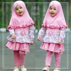 eLBi - Dania Legging Set Baju Muslim Anak Balita by Little Bee Boutique