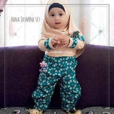 eLBi - Hana Jasmine Set Baju Muslim Anak Balita Size 1-2 Tahun