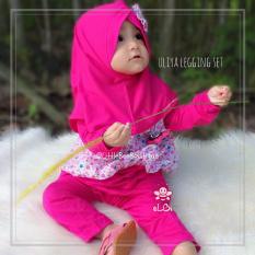 Elbi Uliya Legging Set / Baju Muslim Anak Balita / Baju Bayi Perempuan by Little Bee Boutique