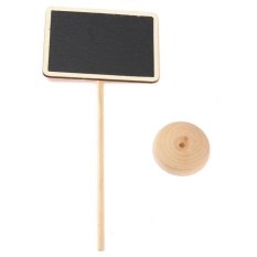 Elife Mini Kayu Hitam Single Face Board Rumah Tangga Ornamen Harga Tag (#2)-Intl