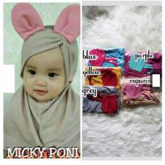 ELV HIJAB MICKEY PONI / JILBAB ANAK