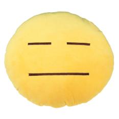 Bentuk Emoticon Kuning Bantal Bulat Model Bantal Boneka Mainan Ketidakberdayaan