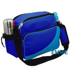 EMWE Selempang Baby Bag Mini tas slempang perlengkapan makan botol susu bayi Balita Tas Tempat Makan Bekal Anak Lunch Baby Box Bag 2in1 - Biru Benhur
