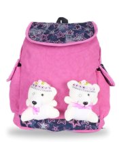 Farrel Cute Bear Girl Backpack - Pink