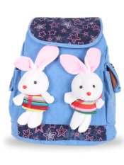 Farrel Cute Bunny Girl Backpack - Blue