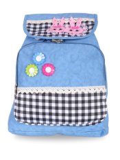 Farrel Cute Flower Backpack - Blue