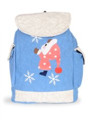 Farrel Cute Snow Girl Backpack - Blue