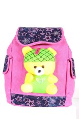 Farrel Cute Teddy Backpack - Pink