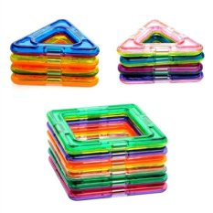 FC 14 Pcs DIY Intelligent Magnetic Potongan Konstruksi Magneticbuilding Blok Mainan Pendidikan Bandung Photo: “-Anak/Children Braindevelopment (Acak Warna Sprei -Intl