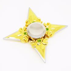 Fidget Spinner Genji Naruto Sasuke Ninja Kunai Quad Shuriken Metal Hand Finger Toys for Focus Anxiety & Stress Relief EDC Tri-Spinner - Mainan Jari Tangan Besi Putar untuk Fokus Penghilang Stres & Kegelisahan Spiner