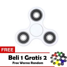 Rp 58.000. Fidget Spinner Hand Toys Mainan Tri-Spinner EDC Ball Focus Games Stress and Anxiety Relief Toy - Putih ...
