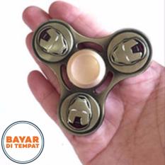 Fidget Spinner Premium Steel Focus Hand Toys Iron Man Mask Embossed