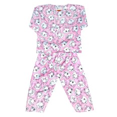 Fio Online - Hoshi - piyama - Baju Tidur setelan - anak 3 sampai 4 tahun - motif Cat Kucing