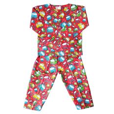 Fio Online - Hoshi - piyama - Baju Tidur setelan - anak 5 sampai 7 tahun - motif Tayo Merah