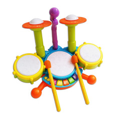 FIO ONLINE - Mainan Alat musik - Drum Set Microphone