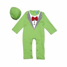 Freeshop Baju Setelan Muslim koko Jumper Pita Anak Laki - Laki F1062 - Hijau