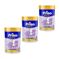 Friso 4 Gold Susu Pertumbuhan - 900gr Tin - Bundle Isi 3