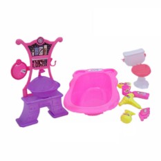FS Big Sale Dolls Accessories Pretend Play Furniture Set Toys for Barbie Dolls as Xmas Gifts for Kids Style:kitchen - intl