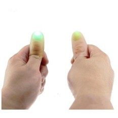 FS Big Sale Flash Dancing Thumb Lamp Luminous Finger Lights Movable Magic Toys Funny and Prank