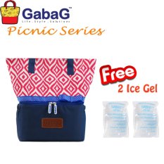 GabaG Cooler Bag Big Picnic Series Ulos (Free 2 Ice Gel)