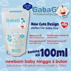 GABAG Plastik ASI 100ml - Breastmilk Storage Bag - Kantong Asi - Kantung Asi - biru